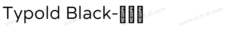 Typold Black字体转换